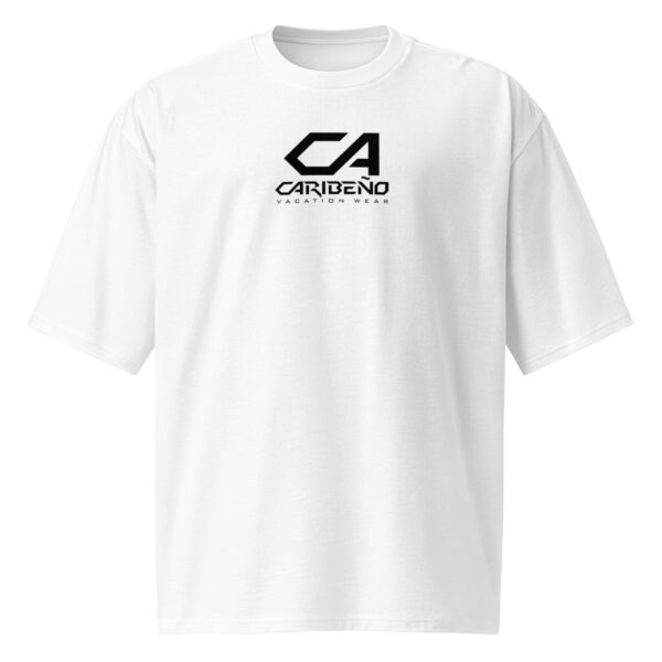 Camiseta Oversize Gruesa Caribeño Para Hombres