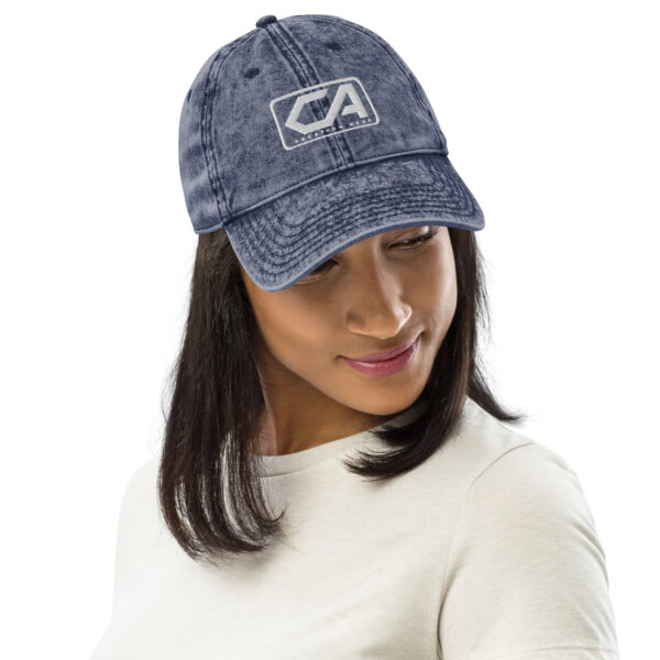 Gorra sarga algodón vintage