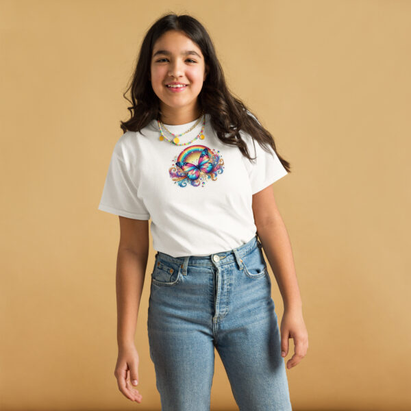 Camiseta Con Mariposa Para Niña